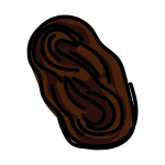 Praline noisette noir